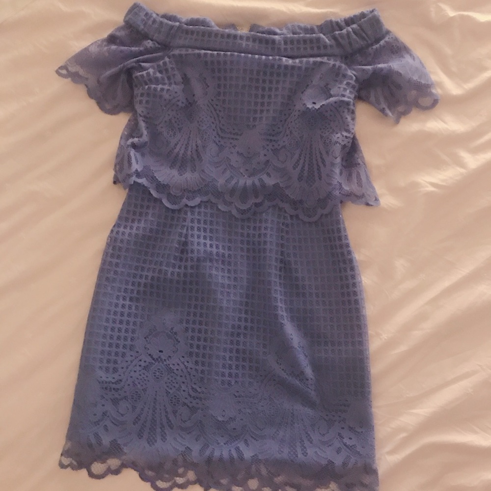 Topshop petite mini off shoulder dress size 0